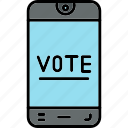online, voting, vote, mobile, smartphone, politics