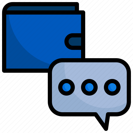 Message, wallet, conversation, chat, speech, bubble icon - Download on Iconfinder