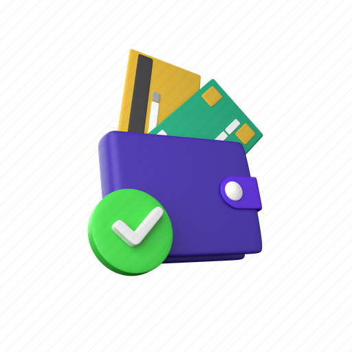Wallet, check, money, finance, currency, correct, business icon - Download on Iconfinder
