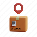 delivery, location, illustration, box, package, gift 