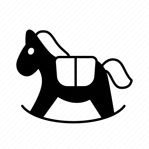 Childhood, play, wooden, pony, rocking horse, kids, toy icon - Download on Iconfinder