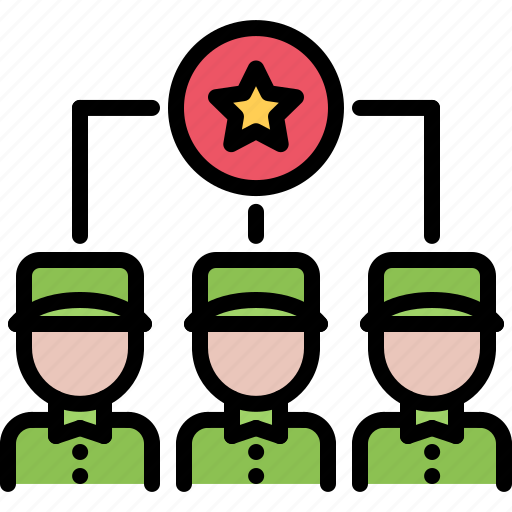 Team, group, people, soldier, star, war, military icon - Download on Iconfinder
