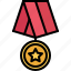 medal, star, war, military, battle 