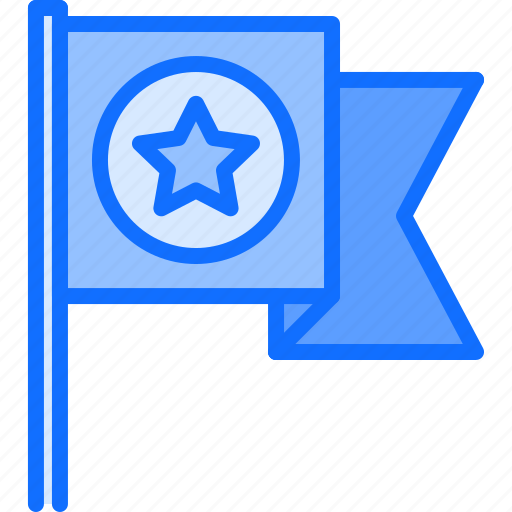 Flag, star, war, military, battle icon - Download on Iconfinder