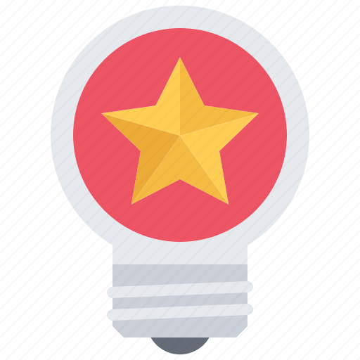 Idea, star, light, bulb, war, military, battle icon - Download on Iconfinder