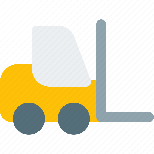 Forklift, delivery, warehouse, wheels icon - Download on Iconfinder