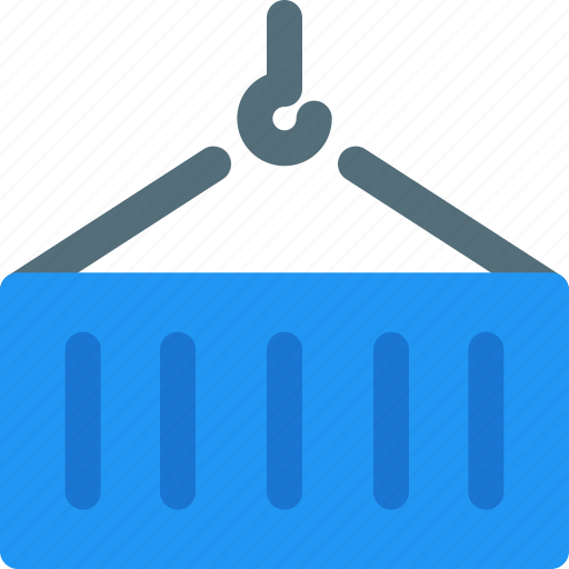 Lift, container, delivery, warehouse icon - Download on Iconfinder