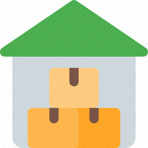 Warehouse, garage, boxes, delivery icon - Download on Iconfinder