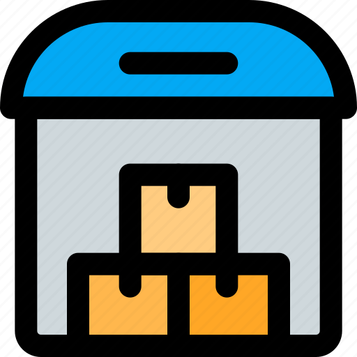 Airport, warehouse, delivery, boxes icon - Download on Iconfinder