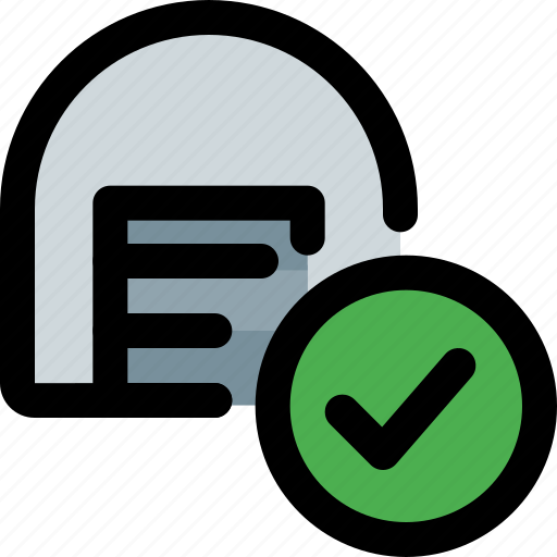 Storage, warehouse, tick mark, approved icon - Download on Iconfinder