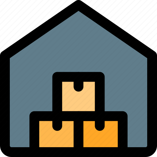 Warehouse, boxes, delivery, garage icon - Download on Iconfinder