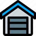warehouse, house, delivery, shutter