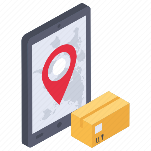 Delivery location, delivery tracking, location app, logistics delivery, mobile delivery, package tracking icon - Download on Iconfinder