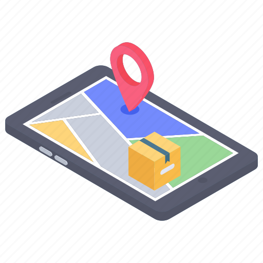 Mobile app, mobile gps, mobile location, mobile tracker, tracking app icon - Download on Iconfinder