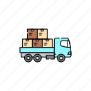 cargo, truck, goods, transport