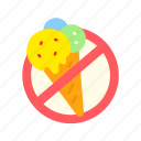 - no icecream, sign, warning, alert, caution, danger, attention, ice cream