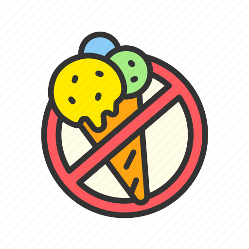 - no icecream, sign, warning, alert, caution, danger, attention icon - Download on Iconfinder