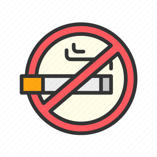 - no smoking, cigarette, smoking, no-cigarette, smoke, tobacco, no icon - Download on Iconfinder