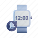 smartwatch, notification, watch, message, reminder, alarm