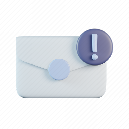 Envelope, exclamation, email, mail, letter, message, alert icon - Download on Iconfinder