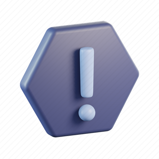 Sign, exclamation, hexagon, alert, warning icon - Download on Iconfinder