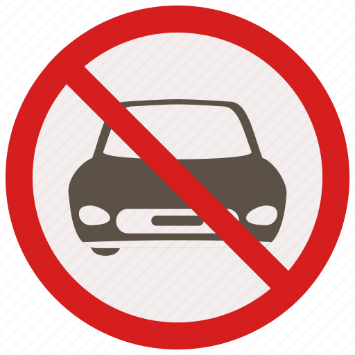 Car, no, prohibited, signs, warning icon - Download on Iconfinder