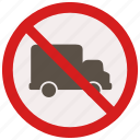 delivery, no, prohibited, signs, trucks, warning