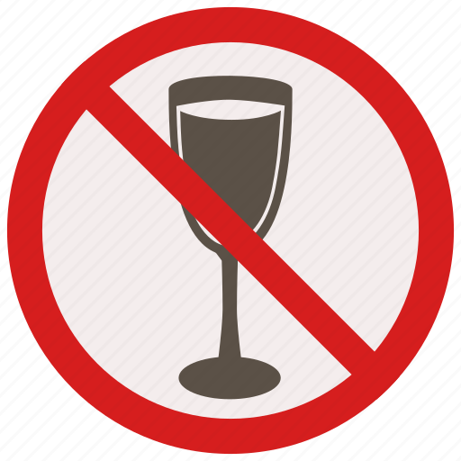 Drinks, no, prohibited, signs, warning icon - Download on Iconfinder