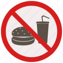 drink, food, no, or, prohibited, signs, warning