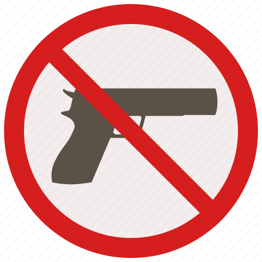 Allowed, guns, no, prohibited, signs, warning icon - Download on Iconfinder