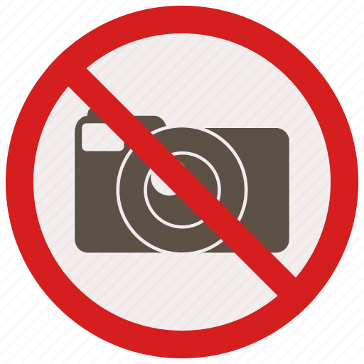 No, photography, prohibited, signs, warning icon - Download on Iconfinder