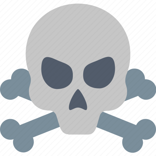 Death, alert, bones, danger, dead, skull, warning icon - Download on Iconfinder