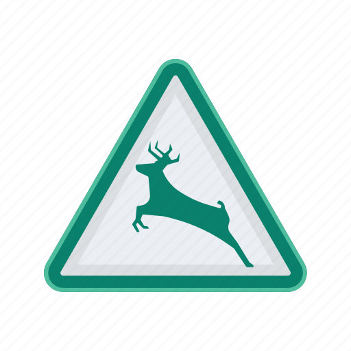 Alert, deer, sign, signs, warning icon - Download on Iconfinder
