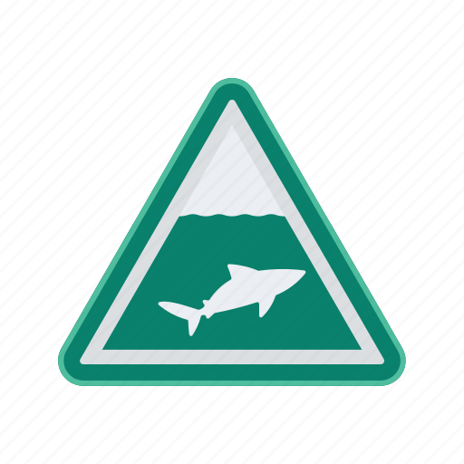 Alert, shark, sign, signs, warning icon - Download on Iconfinder