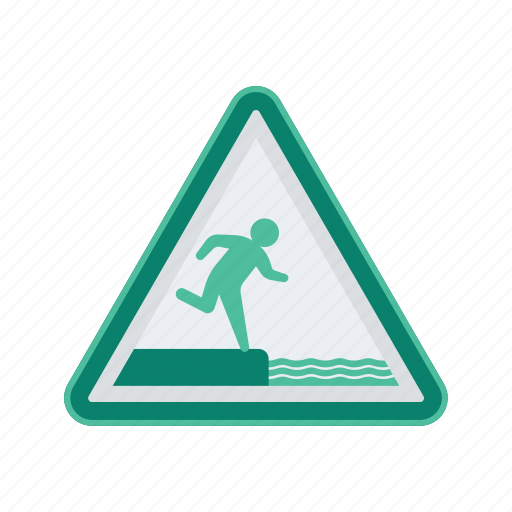 Alert, edge, sign, signs, warning, water icon - Download on Iconfinder