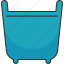 bowls, bucket, container, domestic, household 