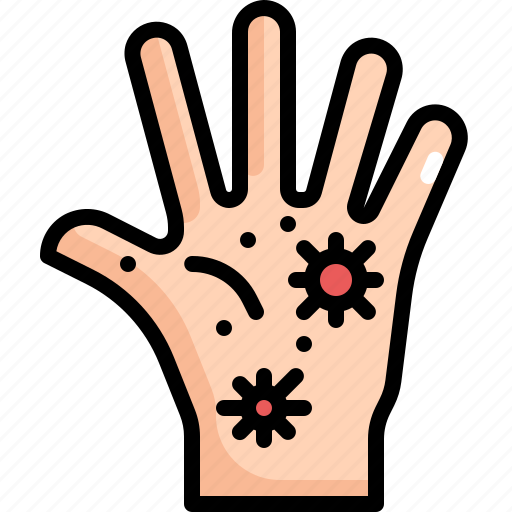Bacteria, gesture, hand, transmission, virus icon - Download on Iconfinder