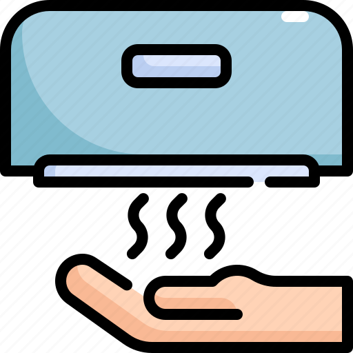 Air, dryer, finger, gesture, gestures, hand icon - Download on Iconfinder