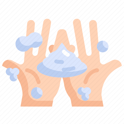 Clean, foam, hand, hands, soap, wash, washing icon - Download on Iconfinder