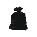 bag, garbage bag, housework, hygienic, logo, rubbish, trash