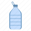 bottle, container, drink, full, liquid, plastic