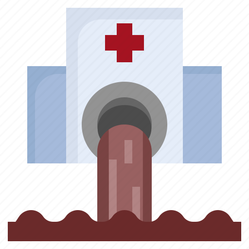 Hospital1, healthcare, medical, building, waste, water, drain icon - Download on Iconfinder