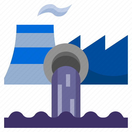 Industry1, factory, industrial, drain, waste, water icon - Download on Iconfinder