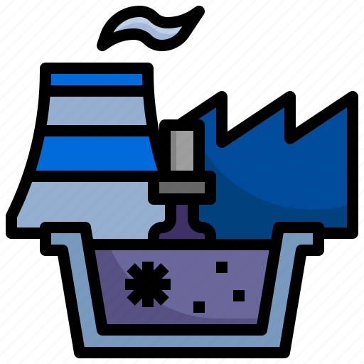 Industry2, factory, buildings, waste, water, drain icon - Download on Iconfinder