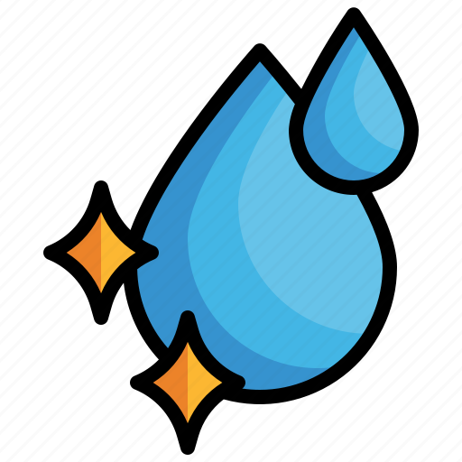 Water, waterdrop, droplets, clean, nature icon - Download on Iconfinder