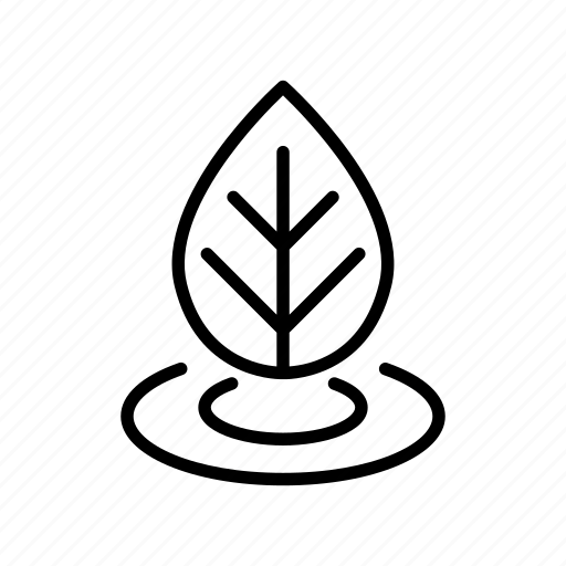Water, liquid, tree, watering, leaf icon - Download on Iconfinder