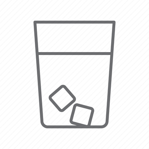 Iced, water, drink, glass, beverage, food icon - Download on Iconfinder