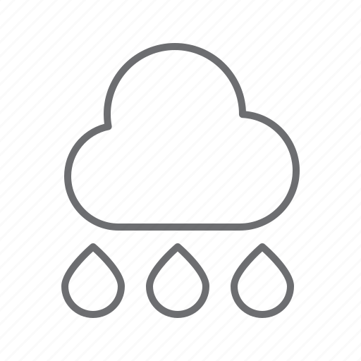 Rain, weather, cloud, drop icon - Download on Iconfinder