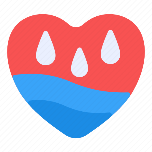 Love, water, daily, heart, romantic, favorite, like icon - Download on Iconfinder