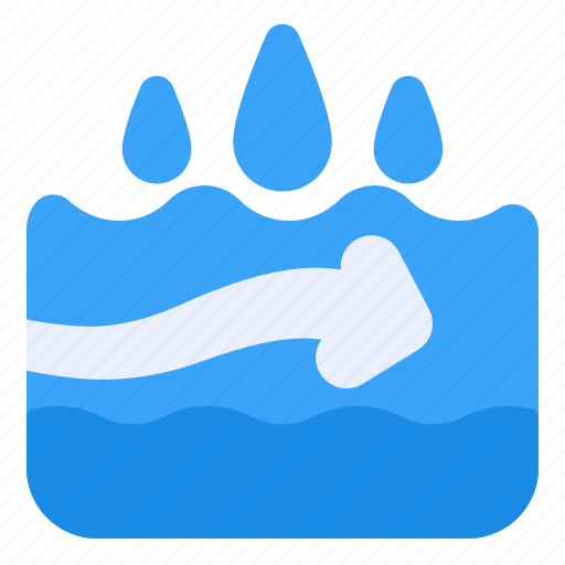 Right, way, water, arrow, direction, left, down icon - Download on Iconfinder